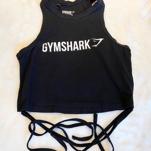 Gymshark Tie-Up Crop Workout Top